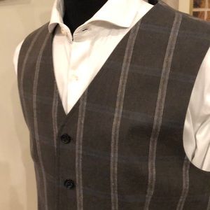 Joseph Abboud Vest - Mens Large (plaid)